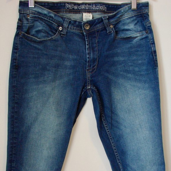 Straight Leg Jeans Stretch Paper Denim & Cloth Size 10 - Picture 7 of 16